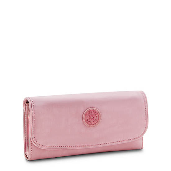 Kipling Money Land Snap Wallet Portefeuille Roze | België 1023GS